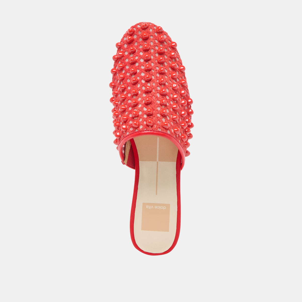 Rova Bead Chili Beaded Mesh Flats | Dolce Vita Great Value