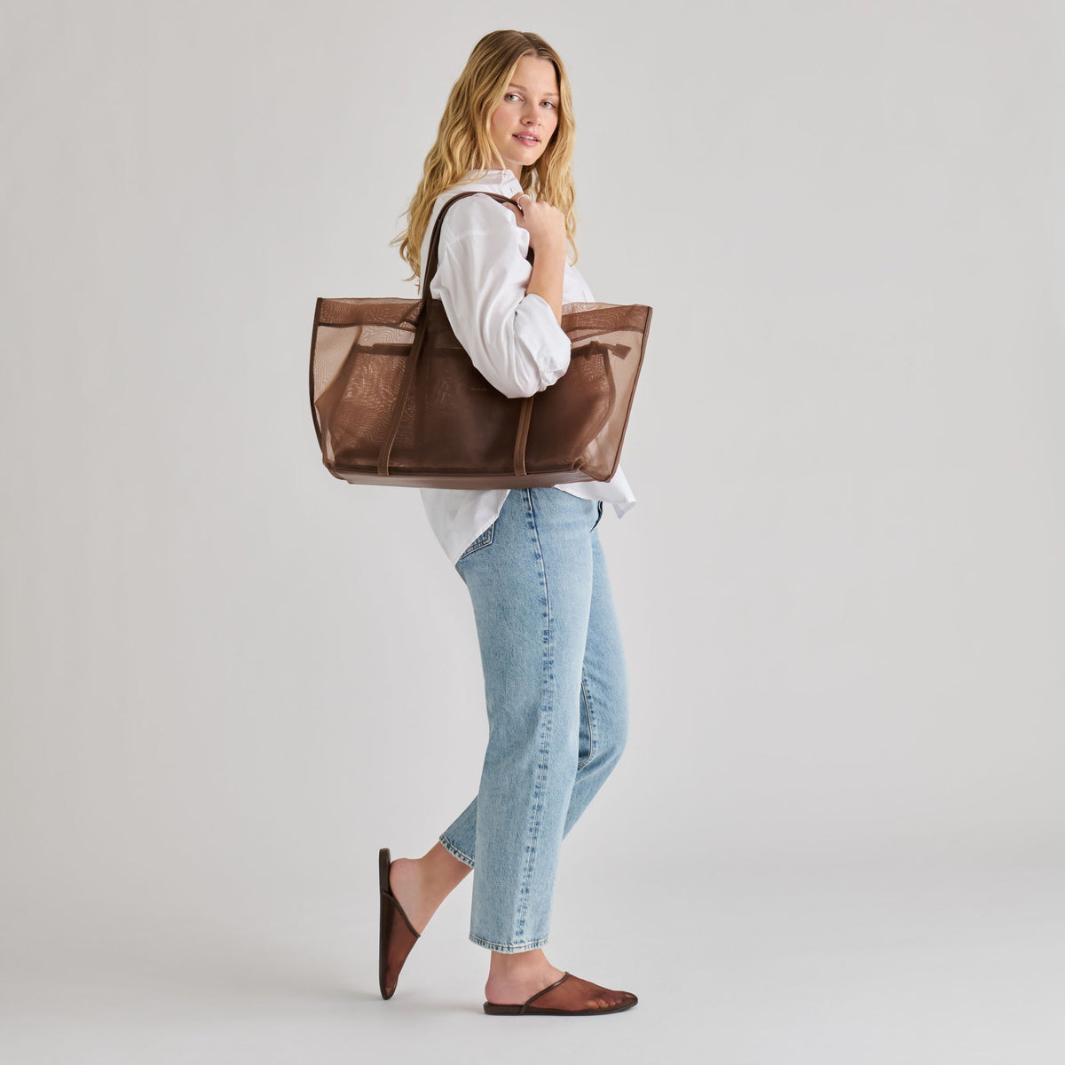 Geni Chocolate Mesh Flats | Dolce Vita Top Pick