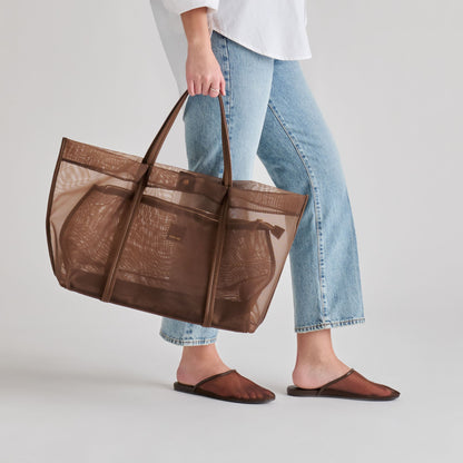 Geni Chocolate Mesh Flats | Dolce Vita Top Pick