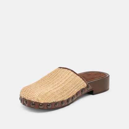 Alanis Lt Natural Raffia Flats | Dolce Vita Sale
