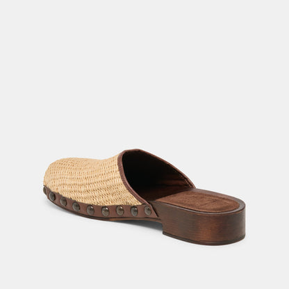 Alanis Lt Natural Raffia Flats | Dolce Vita Sale