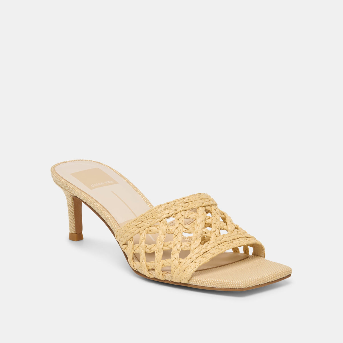 Bowen Lt Natural Raffia Heels | Dolce Vita Customer Favorite
