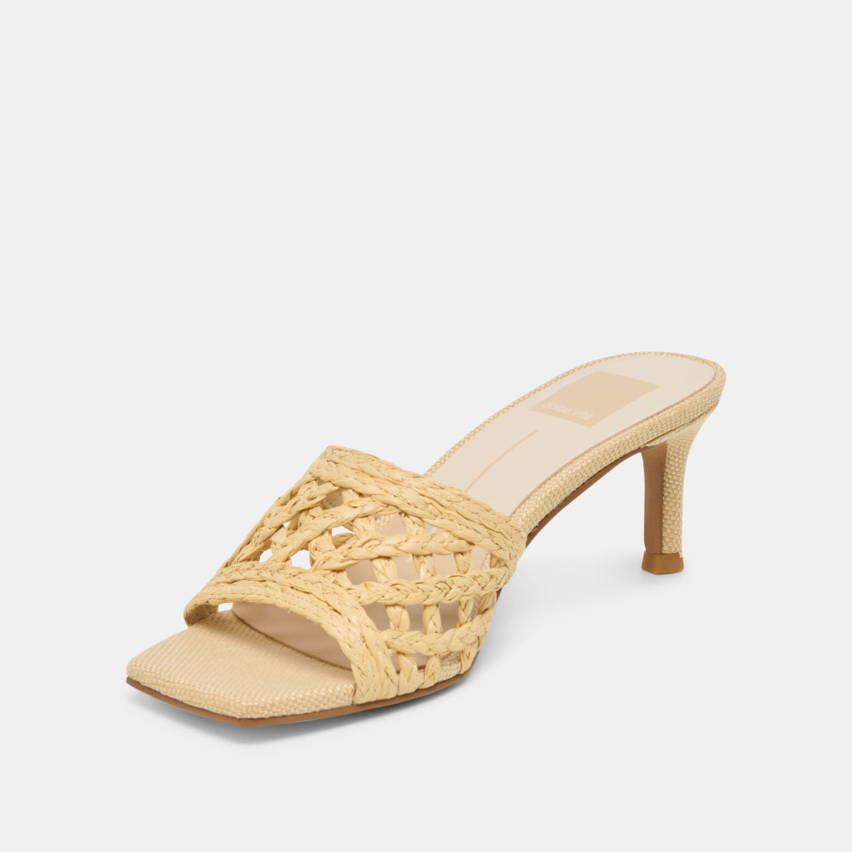 Bowen Lt Natural Raffia Heels | Dolce Vita Customer Favorite