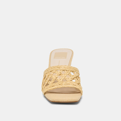 Bowen Lt Natural Raffia Heels | Dolce Vita Customer Favorite