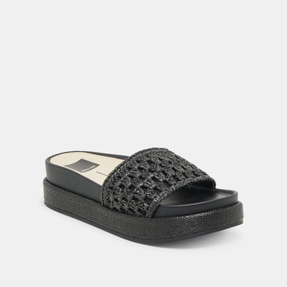 SIDONA SANDALS ONYX RAFFIA
 – Dolce Vita | Dolce Vita Best Price