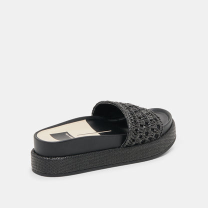 SIDONA SANDALS ONYX RAFFIA
 – Dolce Vita | Dolce Vita Best Price
