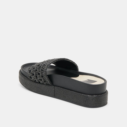SIDONA SANDALS ONYX RAFFIA
 – Dolce Vita | Dolce Vita Best Price