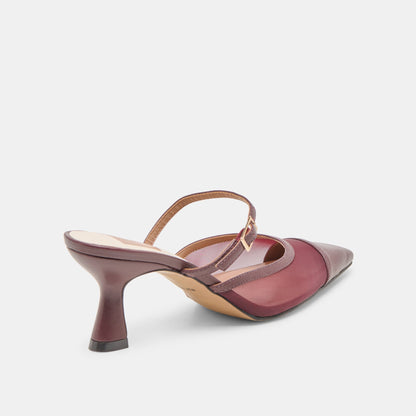 Loyd Burgundy Mesh Heels | Dolce Vita Top Pick