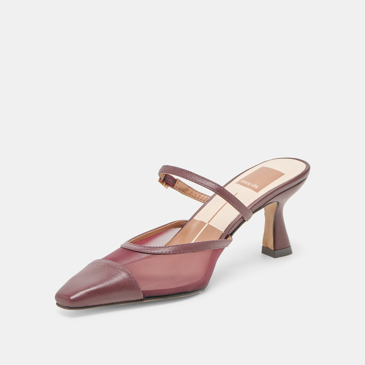 Loyd Burgundy Mesh Heels | Dolce Vita Top Pick