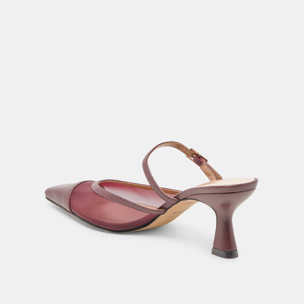 Loyd Burgundy Mesh Heels | Dolce Vita Top Pick