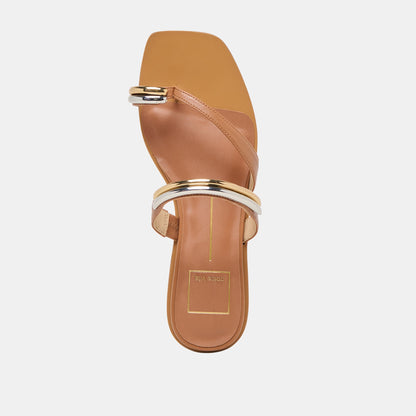 Tarina Caramel Leather Sandals | Dolce Vita Top Pick