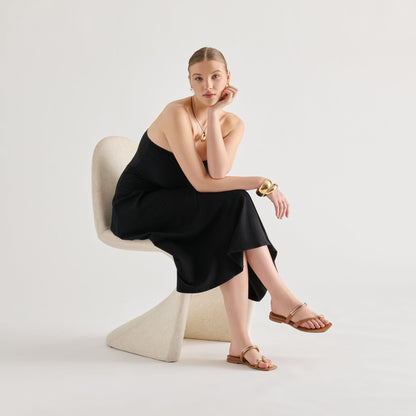 Tarina Caramel Leather Sandals | Dolce Vita Top Pick