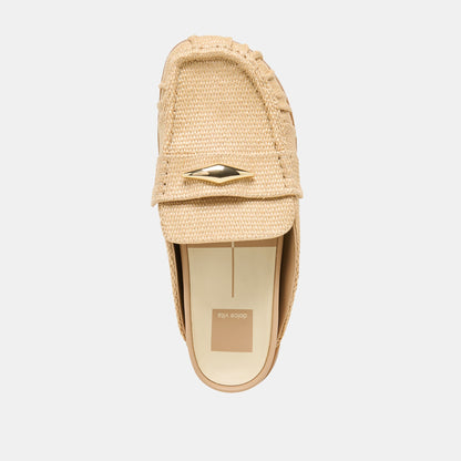 Jodero Lt Natural Raffia Flats | Dolce Vita Essential