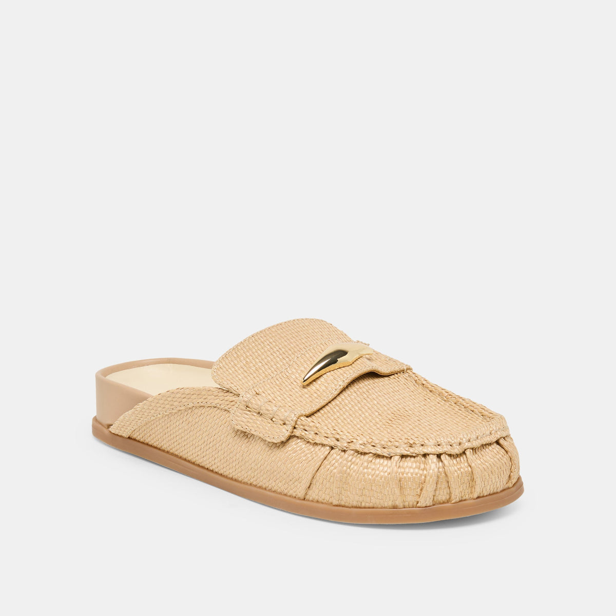Jodero Lt Natural Raffia Flats | Dolce Vita Essential