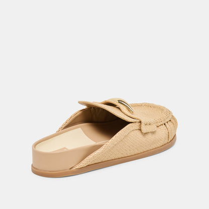 Jodero Lt Natural Raffia Flats | Dolce Vita Essential
