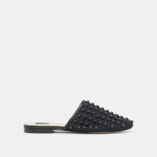 Rova Bead Onyx Beaded Mesh Flats | Dolce Vita Best Seller