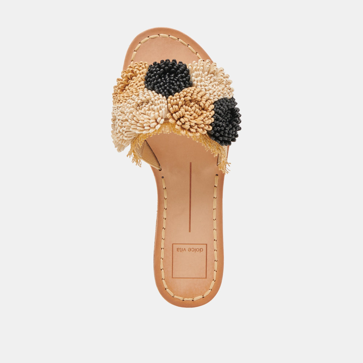 DANELA SANDALS BLACK NATURAL RAFFIA
 – Dolce Vita | Dolce Vita Best Price