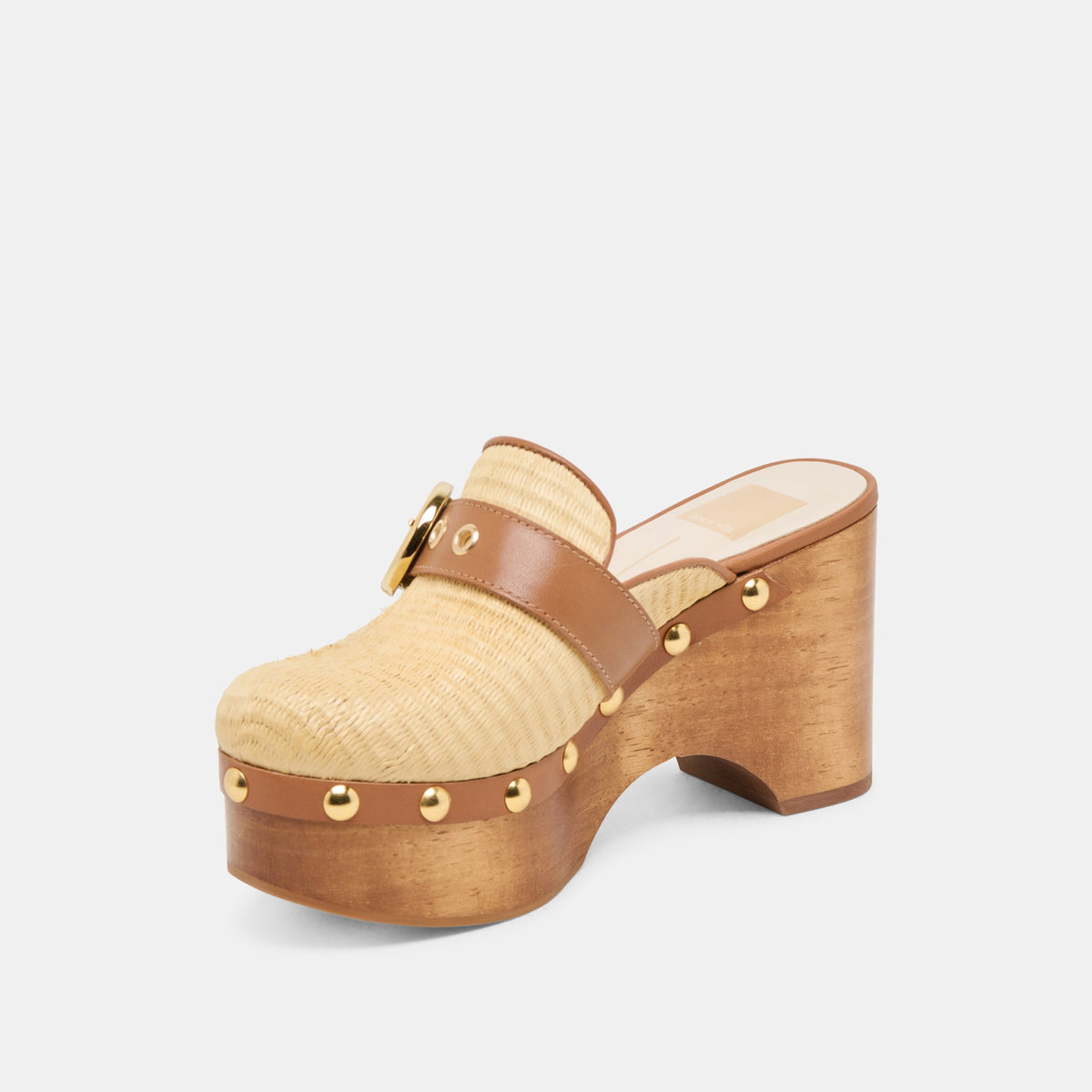 Debrah Lt Natural Raffia Clogs | Dolce Vita Essential
