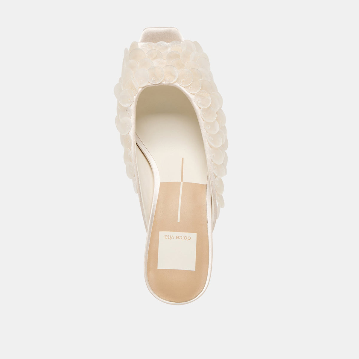 Samary Confetti Off White Satin Heels | Dolce Vita Recommended