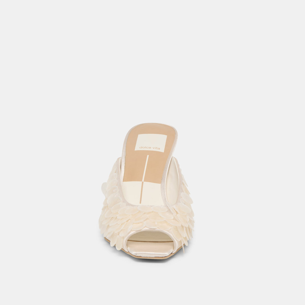 Samary Confetti Off White Satin Heels | Dolce Vita Recommended