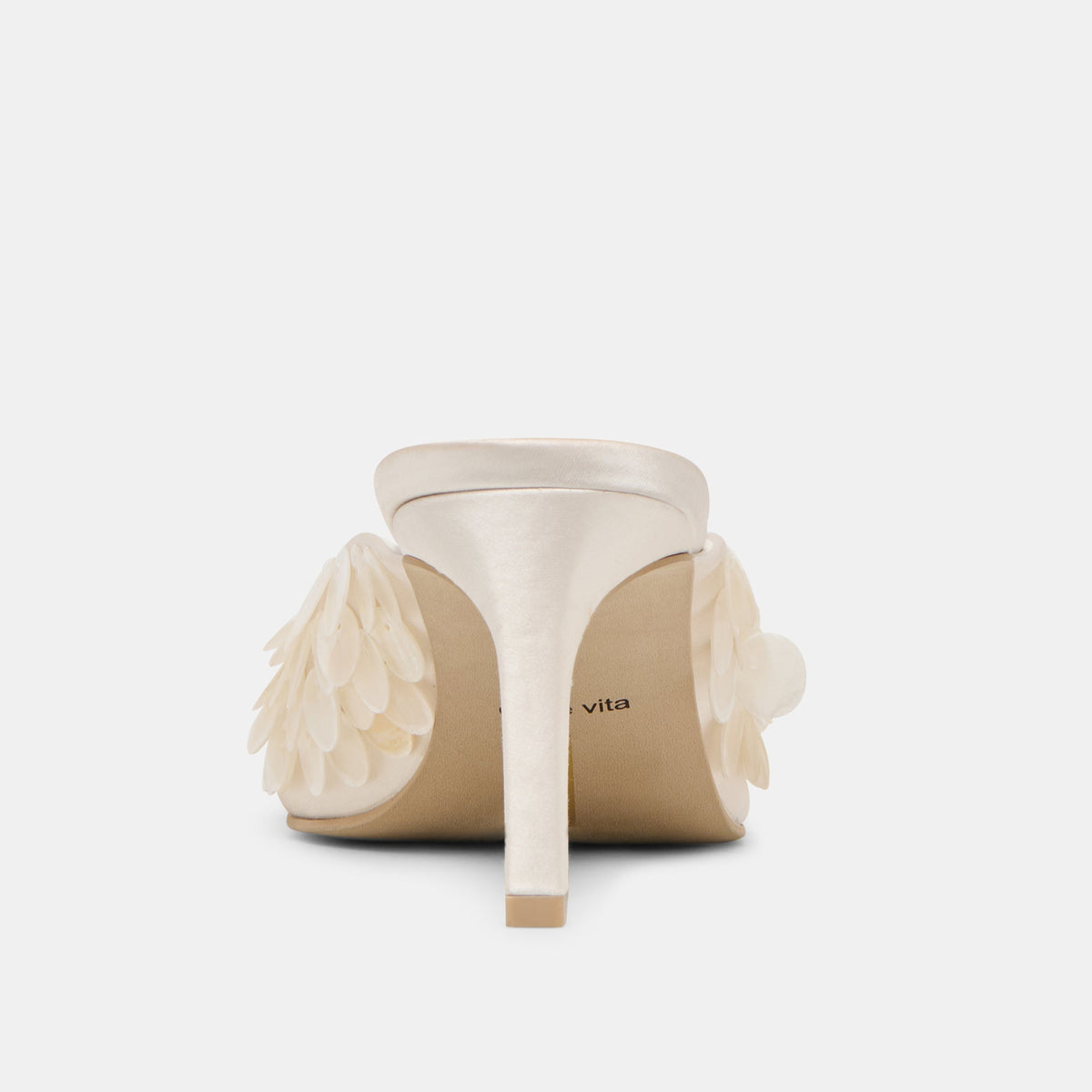 Samary Confetti Off White Satin Heels | Dolce Vita Recommended