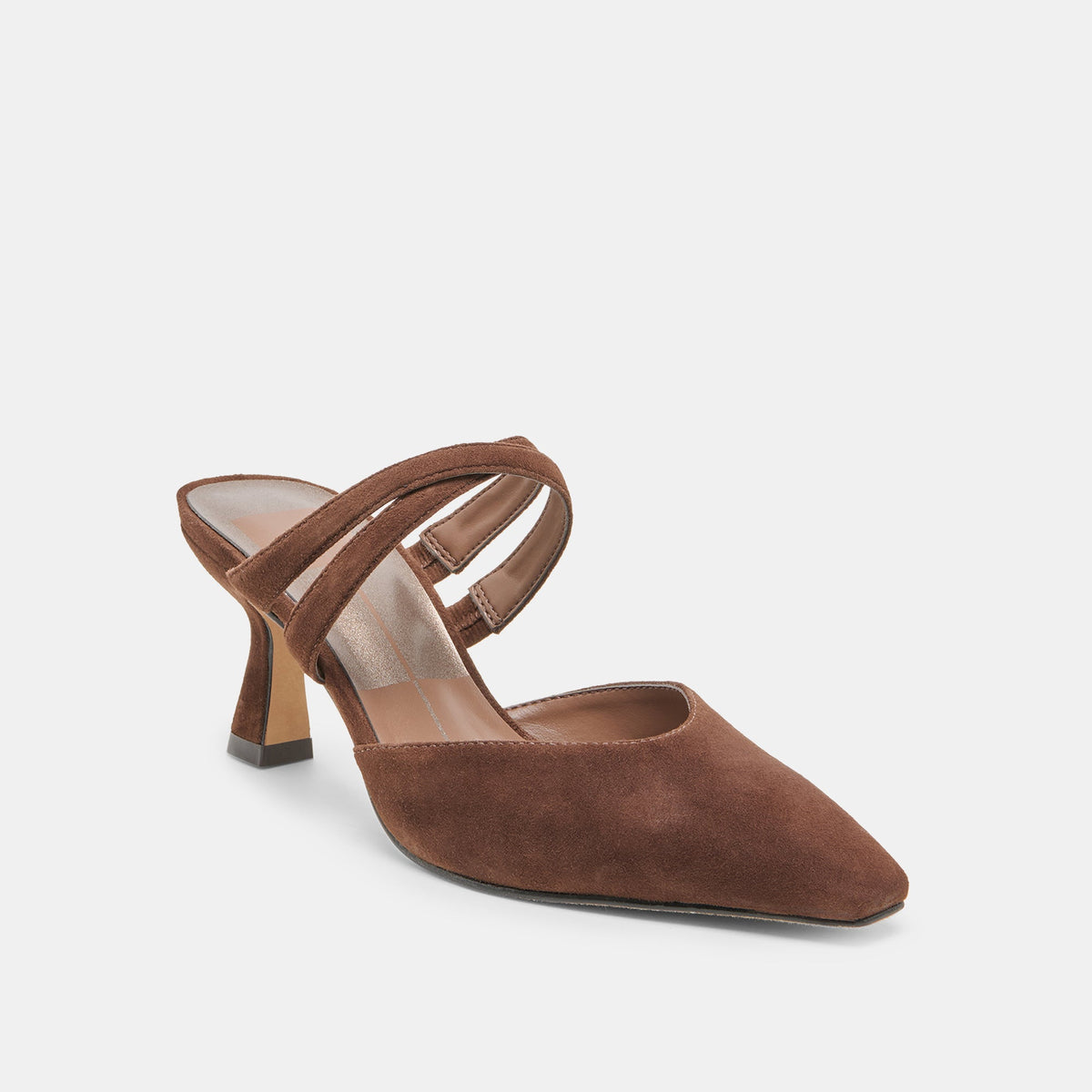 Linore Dk Brown Suede Heels | Dolce Vita Top Pick