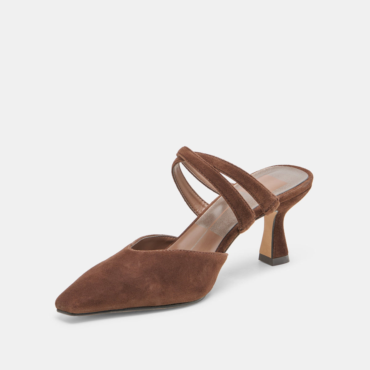 Linore Dk Brown Suede Heels | Dolce Vita Top Pick