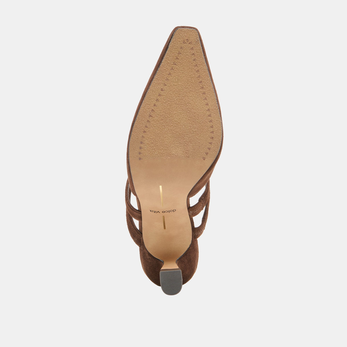 Linore Dk Brown Suede Heels | Dolce Vita Top Pick
