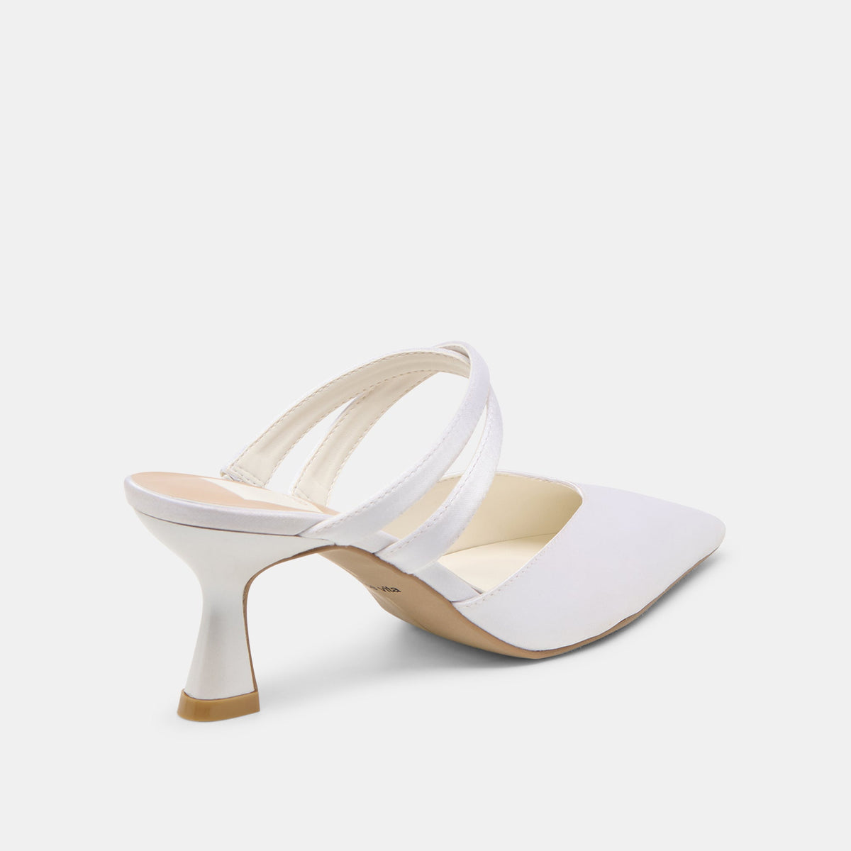 Linore True White Satin Heels | Dolce Vita Everyday