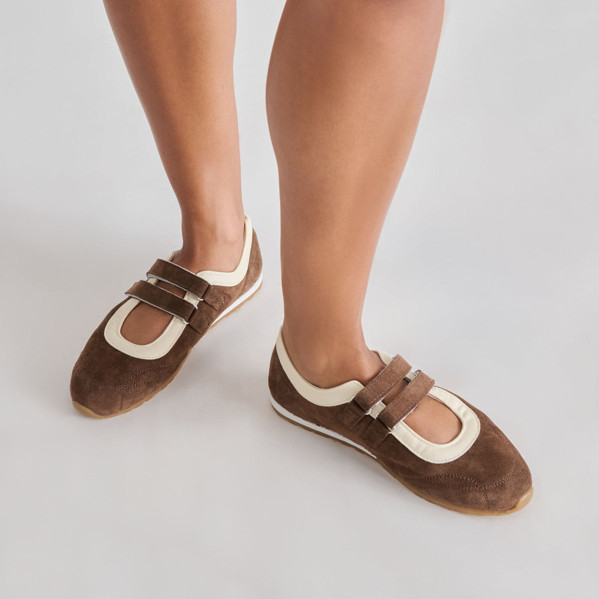 Swan Dk Brown Suede Sneakers | Dolce Vita Exclusive