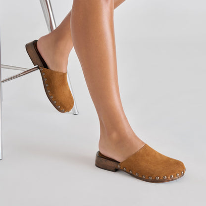 Alanis Chestnut Suede Flats | Dolce Vita Deals