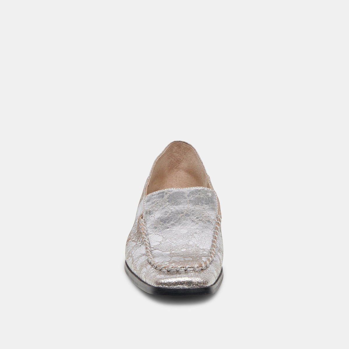 Beny Flats Silver Distressed Leather | Silver Leather Flats for Women
 – Dolce Vita | Dolce Vita Hot Sale