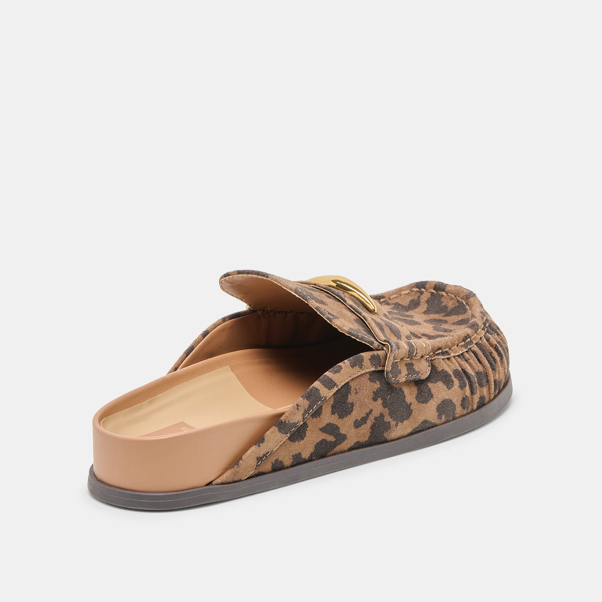 Jodero Brown Leopard Printed Suede Flats | Dolce Vita Latest