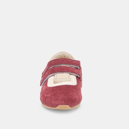 Swan Burgundy Suede Sneakers | Dolce Vita Value