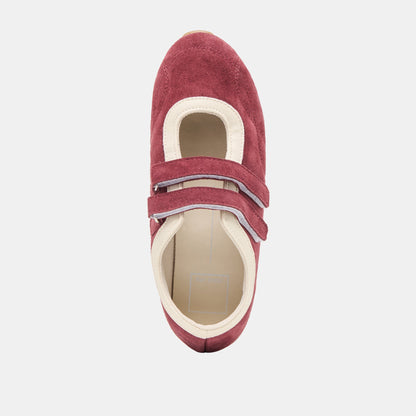 Swan Burgundy Suede Sneakers | Dolce Vita Value