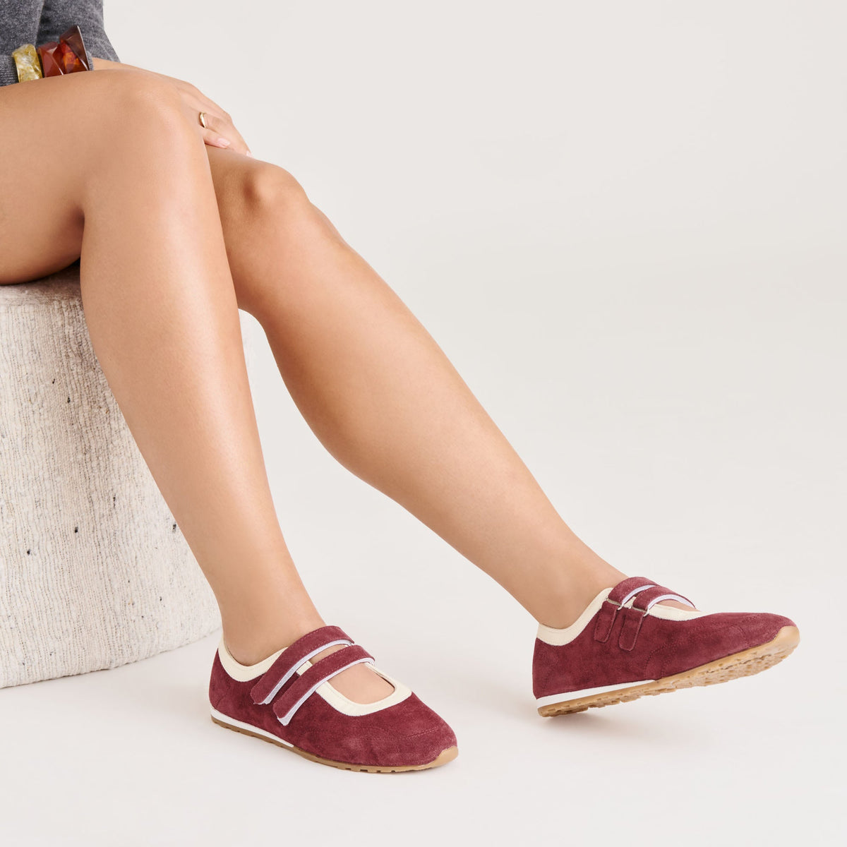 Swan Burgundy Suede Sneakers | Dolce Vita Value