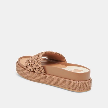 SIDONA SANDALS BROWN RAFFIA
 – Dolce Vita | Dolce Vita Premium