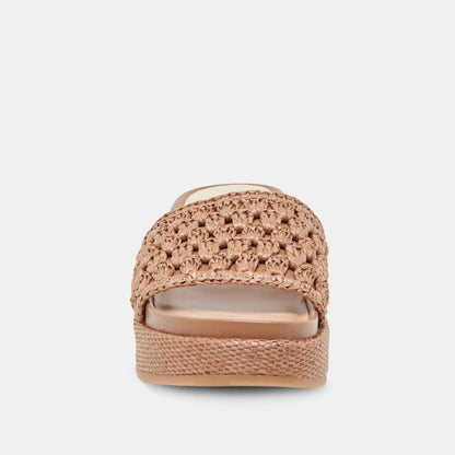 SIDONA SANDALS BROWN RAFFIA
 – Dolce Vita | Dolce Vita Premium