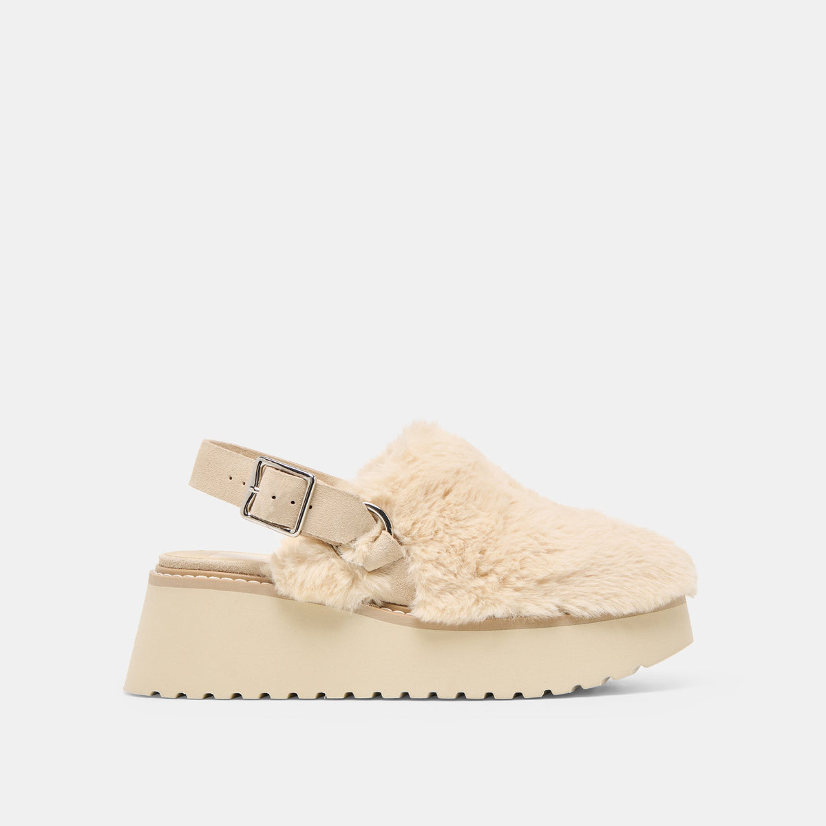 Lansy Natural Plush Flats | Dolce Vita Top Pick