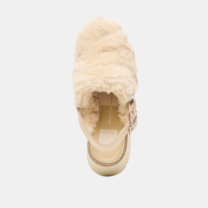 Lansy Natural Plush Flats | Dolce Vita Top Pick