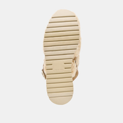 Lansy Natural Plush Flats | Dolce Vita Top Pick