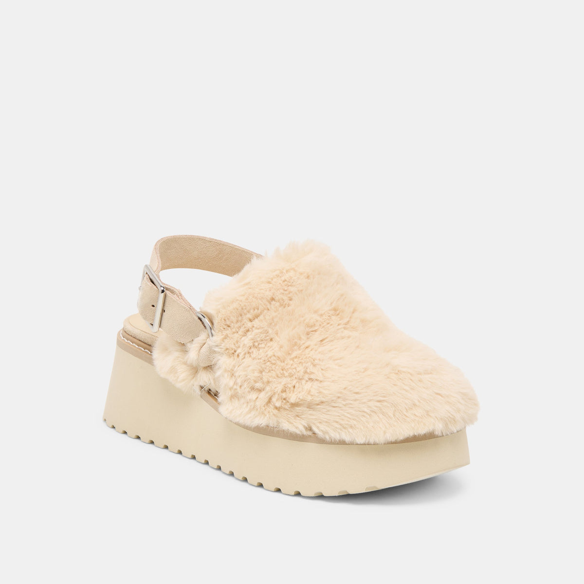 Lansy Natural Plush Flats | Dolce Vita Top Pick