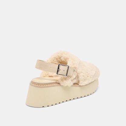 Lansy Natural Plush Flats | Dolce Vita Top Pick