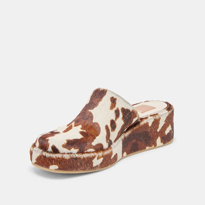 Rosita Cocoa Taurus Calf Hair Flats | Dolce Vita Featured