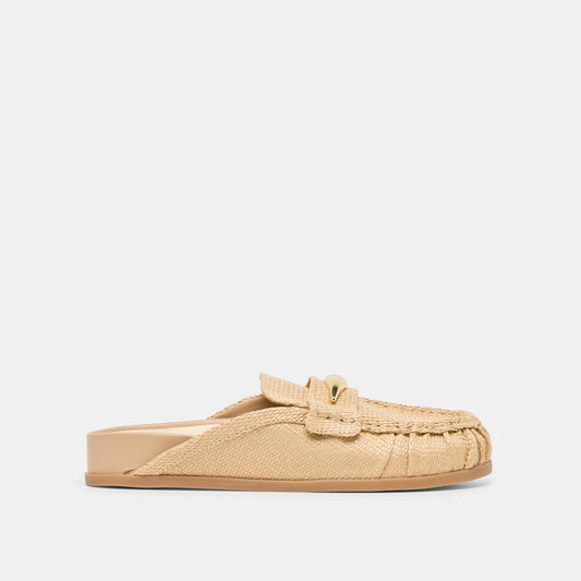 Jodero Lt Natural Raffia Flats | Dolce Vita Essential