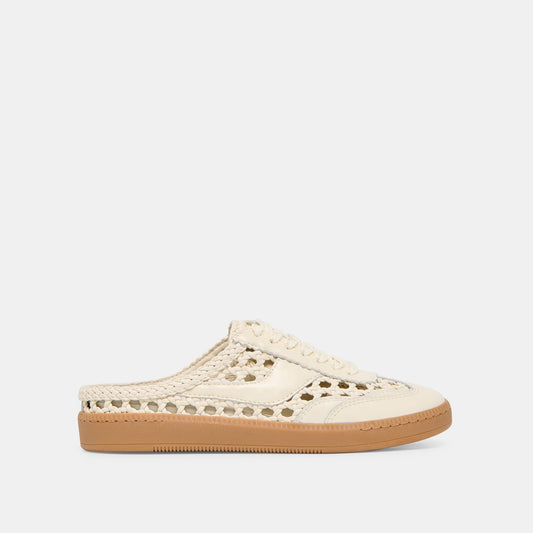 Notice Slide Woven Off White Woven Stella Sneakers | Dolce Vita Value