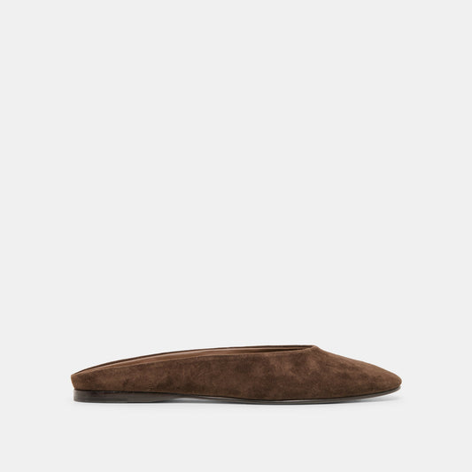 Eila Dk Brown Suede Flats | Dolce Vita Recommended