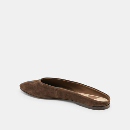 Eila Dk Brown Suede Flats | Dolce Vita Recommended