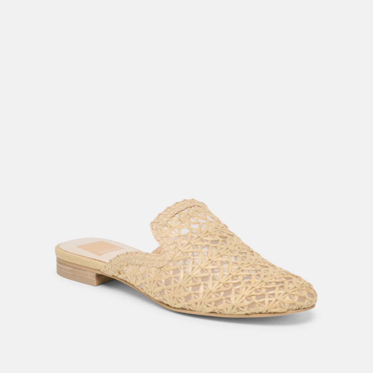 Kirt Lt Natural Cross Hatch Raffia Flats | Dolce Vita Trusted