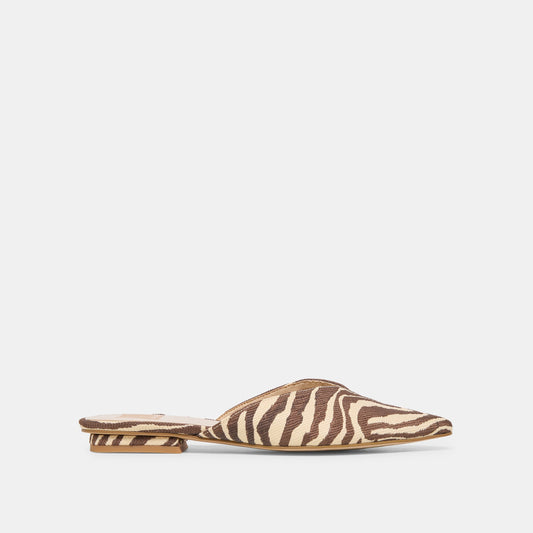 Elm Beige Zebra Raffia Flats | Dolce Vita Special Offer